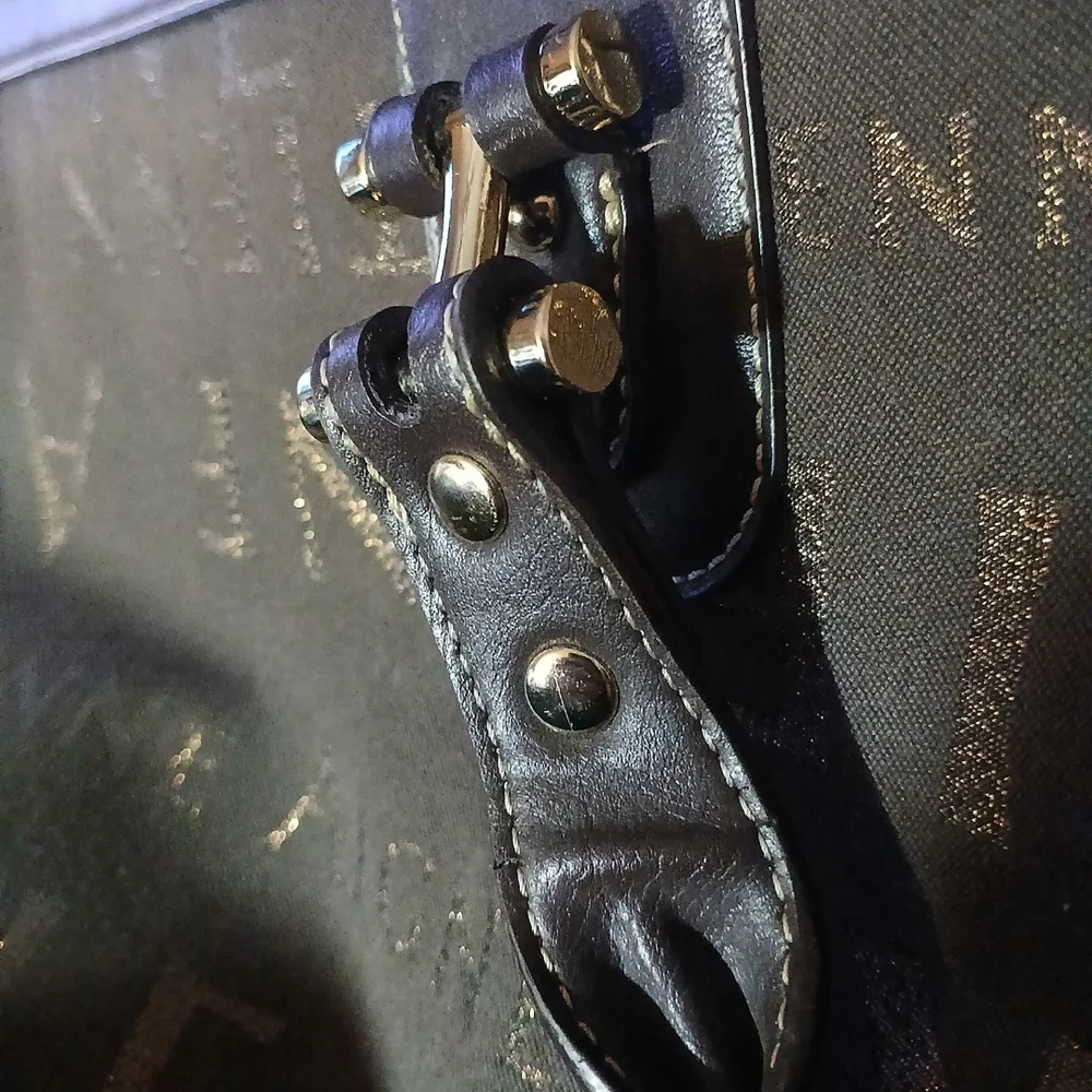 Etienne Aigner Brown Monogram Tote Bag - Picture 6 of 8